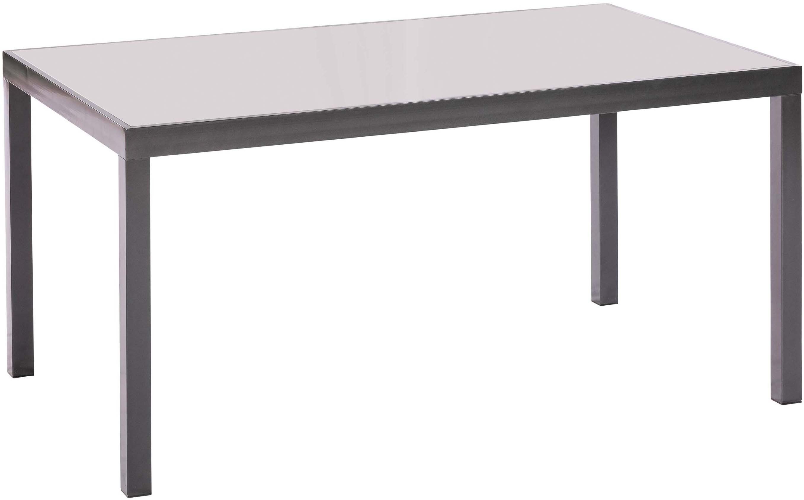 MERXX Garten-Essgruppe Taviano, (Set, 9-tlg), 8 Klappsessel, 5-fach verstellbar, Ausziehtisch