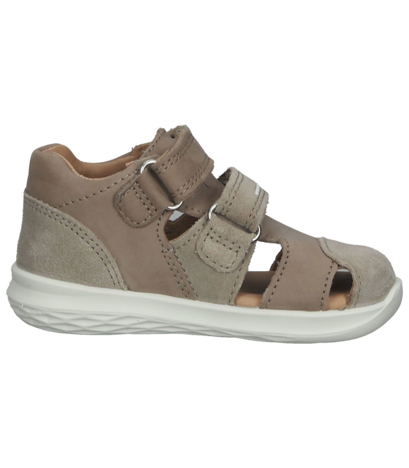 Nubuk/Velours Superfit Halbschuhe Beige Lauflernschuh