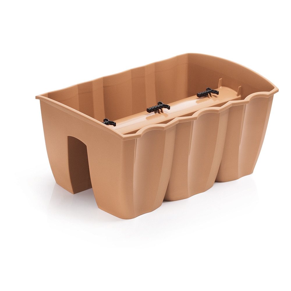 Prosperplast Blumenkasten Blumenkasten Crown Kunststoff terracotta 390x280x200mm
