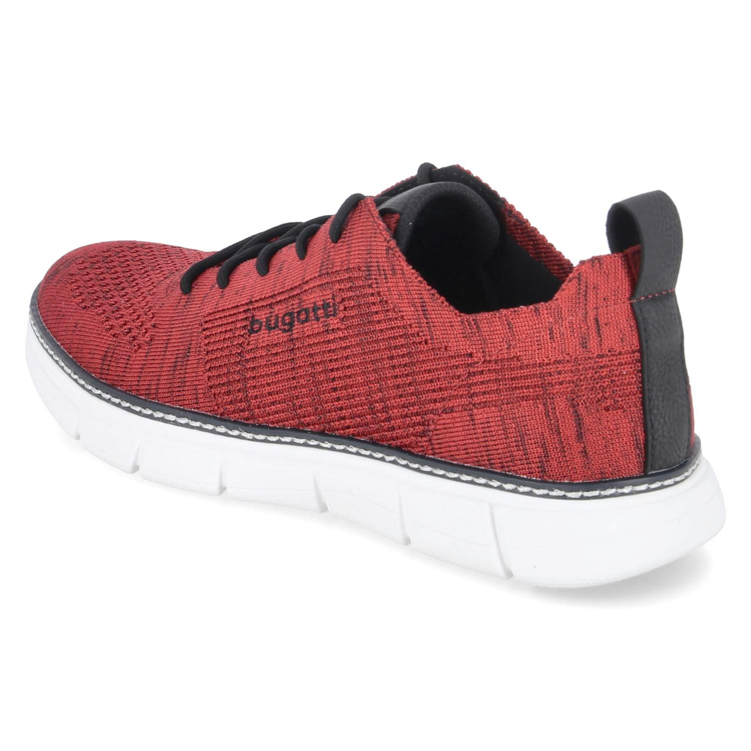 bugatti Bugatti 321ASR016900-3000 Herren Textil rot Schnürschuh