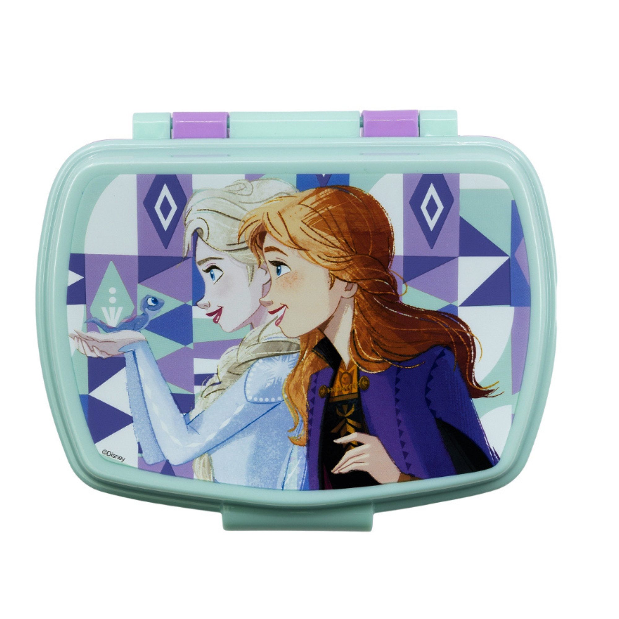 GOLDKIDS Schulranzen für Jungen und Mädchen, 6er-Set - (Schul-Rucksack für Kinder mit Federmäppchen, 1-tlg., - Schuhbeutel Trinkflasche und Brotdose), - Eiskönigin Motiv- 1-3 Klasse