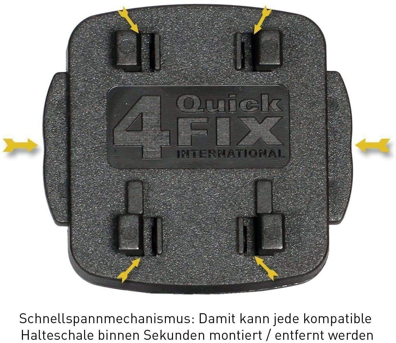 Wicked Chili Navigation Device Mount Bicycle Bike Replacement Handlebar / Stem Mount, (1 piece, Made in Germany, bicycle mount with 4-prong system, suitable for)