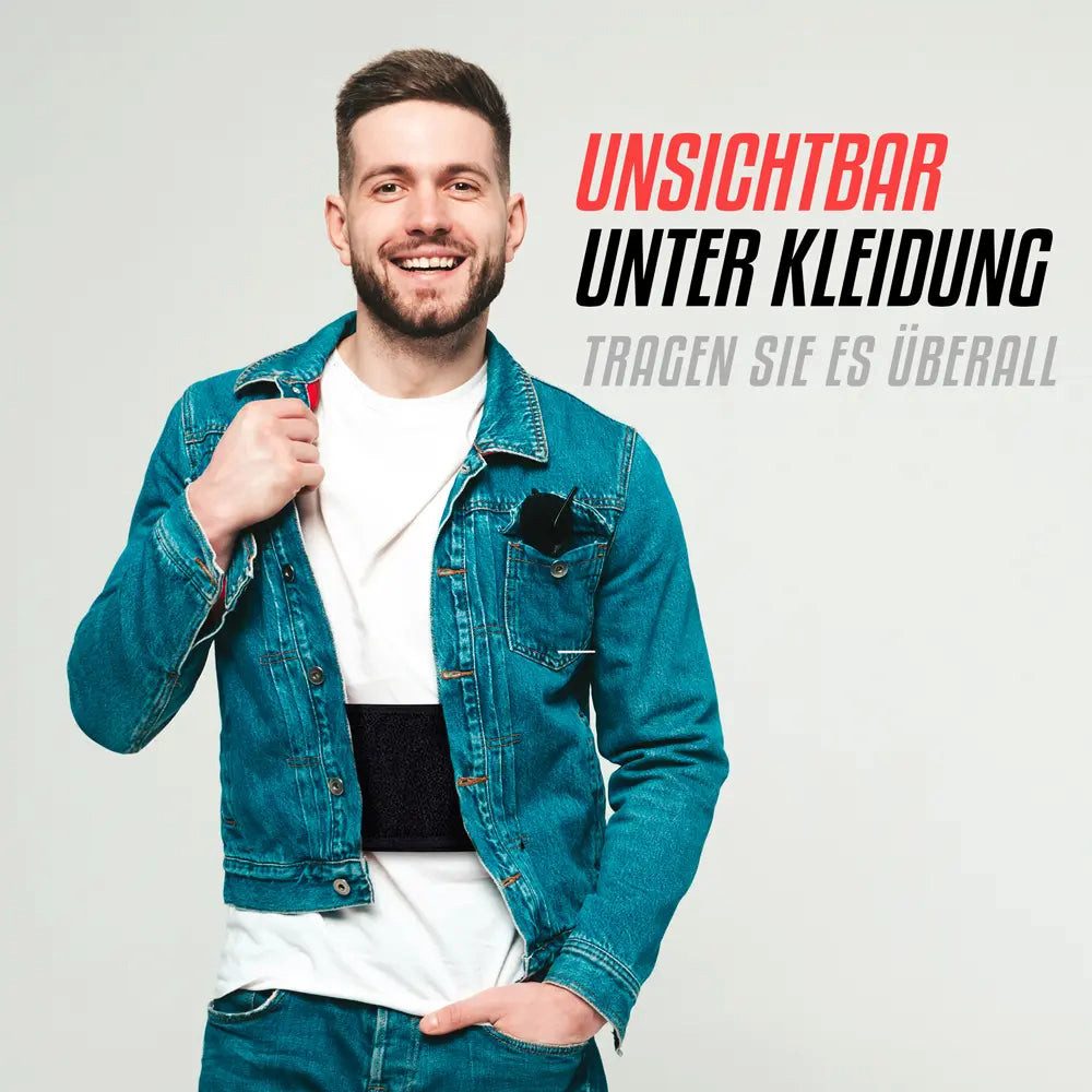 Sport-Knight® Rückenstabilisator Rückentrainer Haltungskorrektur – breit, atmungsaktiv, gepolstert