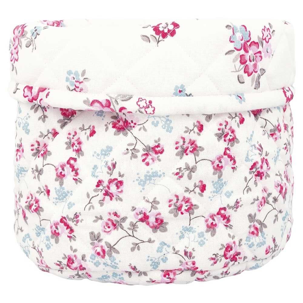 Greengate Brotkorb Greengate Brotkorb ELSY Weiß mit Blumen