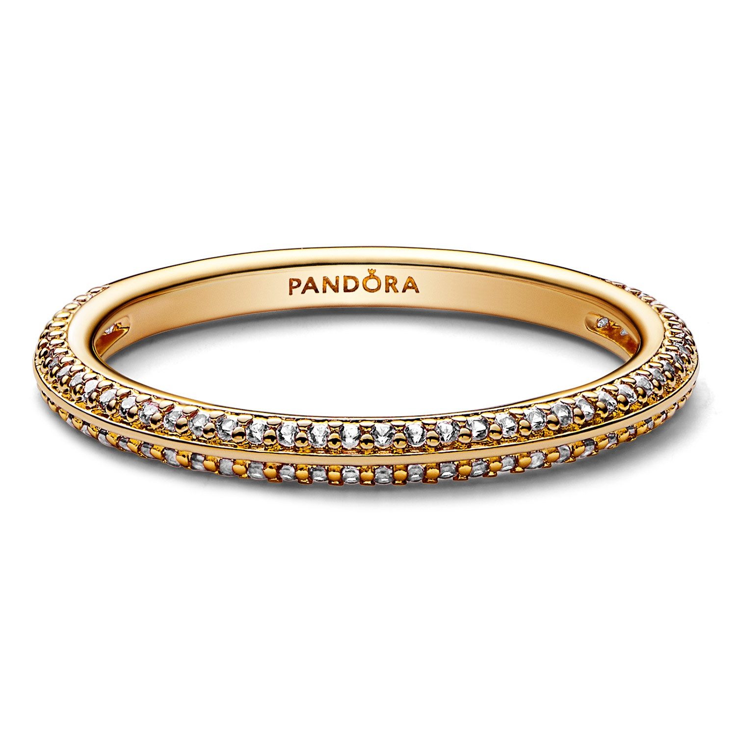 Pandora Fingerring Goldfarben Pavé günstig online kaufen