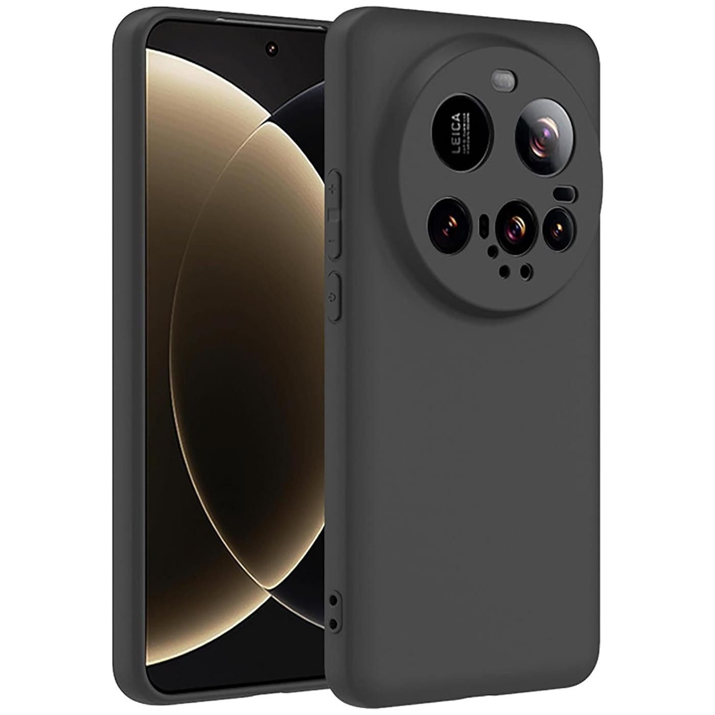 CoolGadget Handyhülle Black Series Handy Hülle für Xiaomi 15 Ultra 6,73 Zoll, Edle Silikon Schlicht Robust Schutzhülle für Xiaomi 15 Ultra Hülle