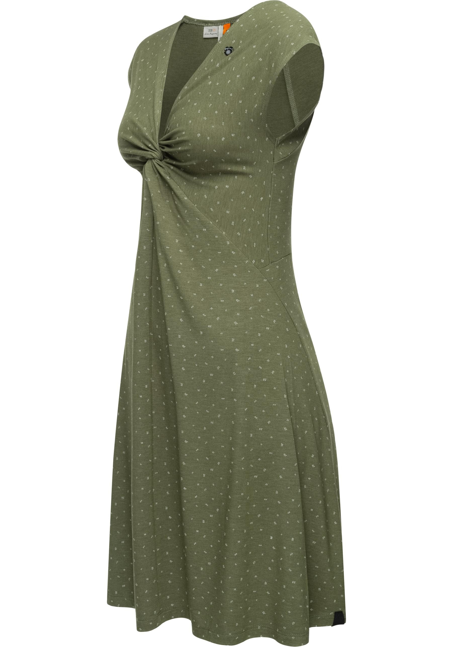 Ragwear Wickelkleid Comfrey stylisches Sommerkleid mit tiefem V-Ausschnitt