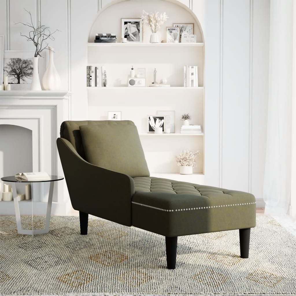 vidaXL Chaiselongue Chaiselongue mit Kissen & günstig online kaufen
