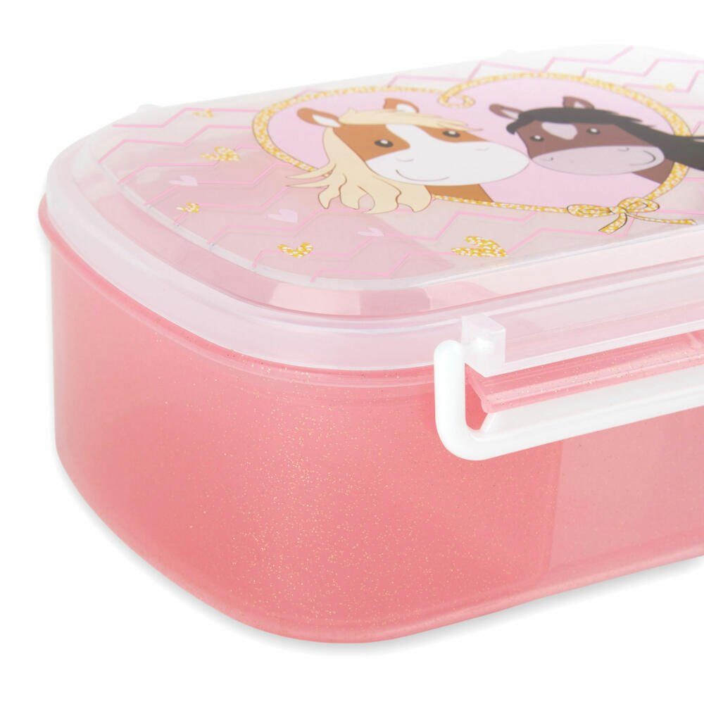 Pony Pony rosa Love, Sigikid Love, Lunchbox Kunststoff