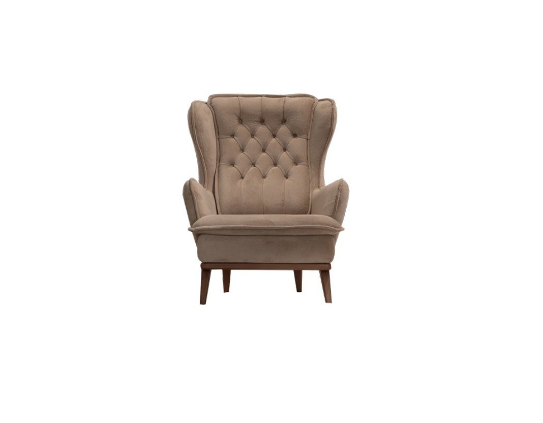 Sitzer Club JVmoebel Design Sessel Sitzer Textil Polster Neu Couch Sessel Luxus 1 Sofa