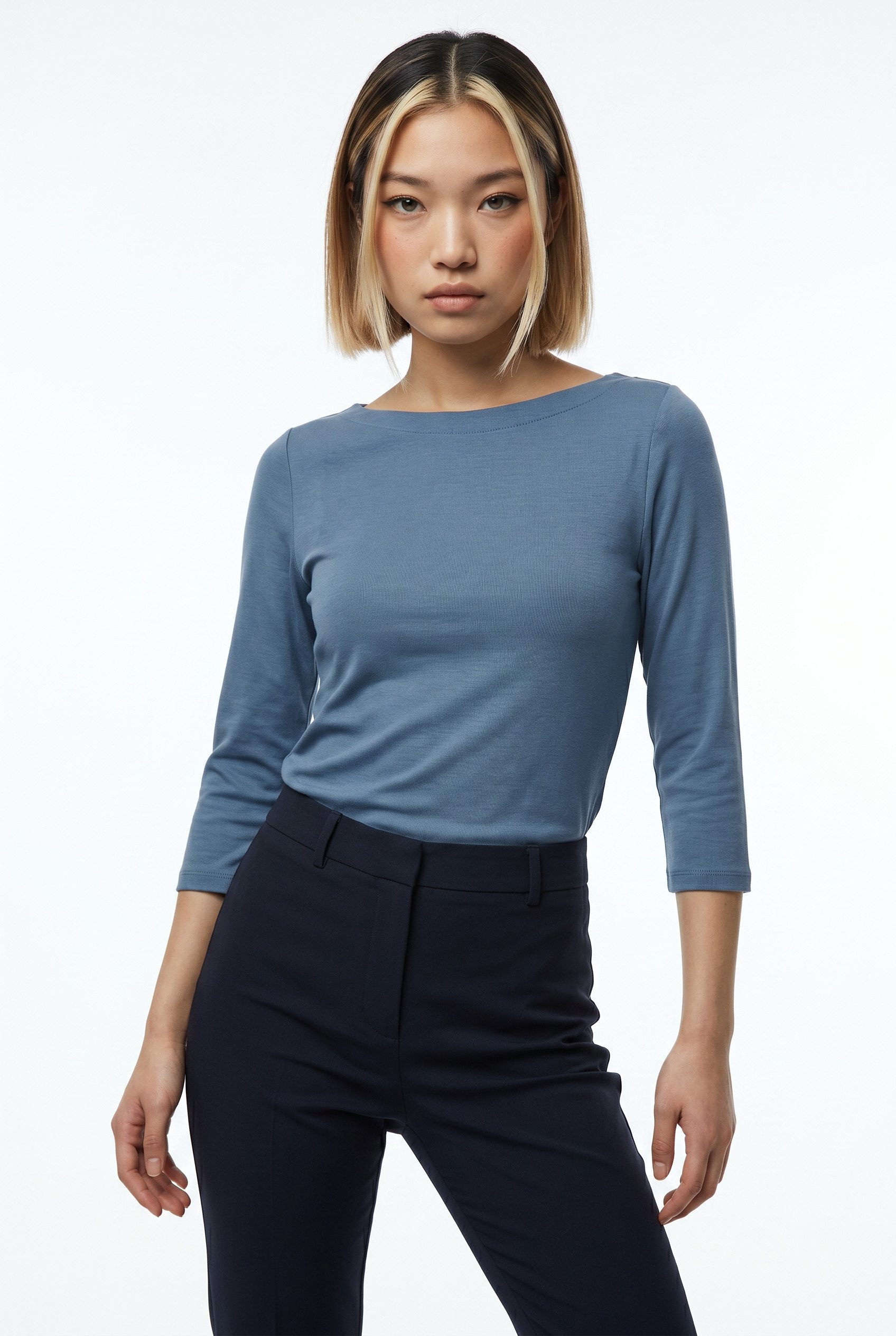 Vero Moda 3/4-Arm-Shirt VMPANDA MODAL 3/4 TOP JRS NOOS Baumwollmischung, regular fit