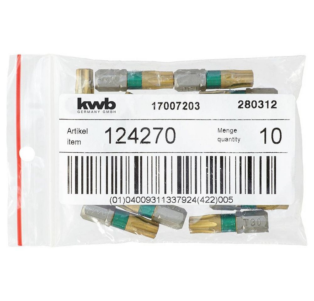 Thumbnail - kwb Torx-Bit TITAN Bits, 25 mm, T 30