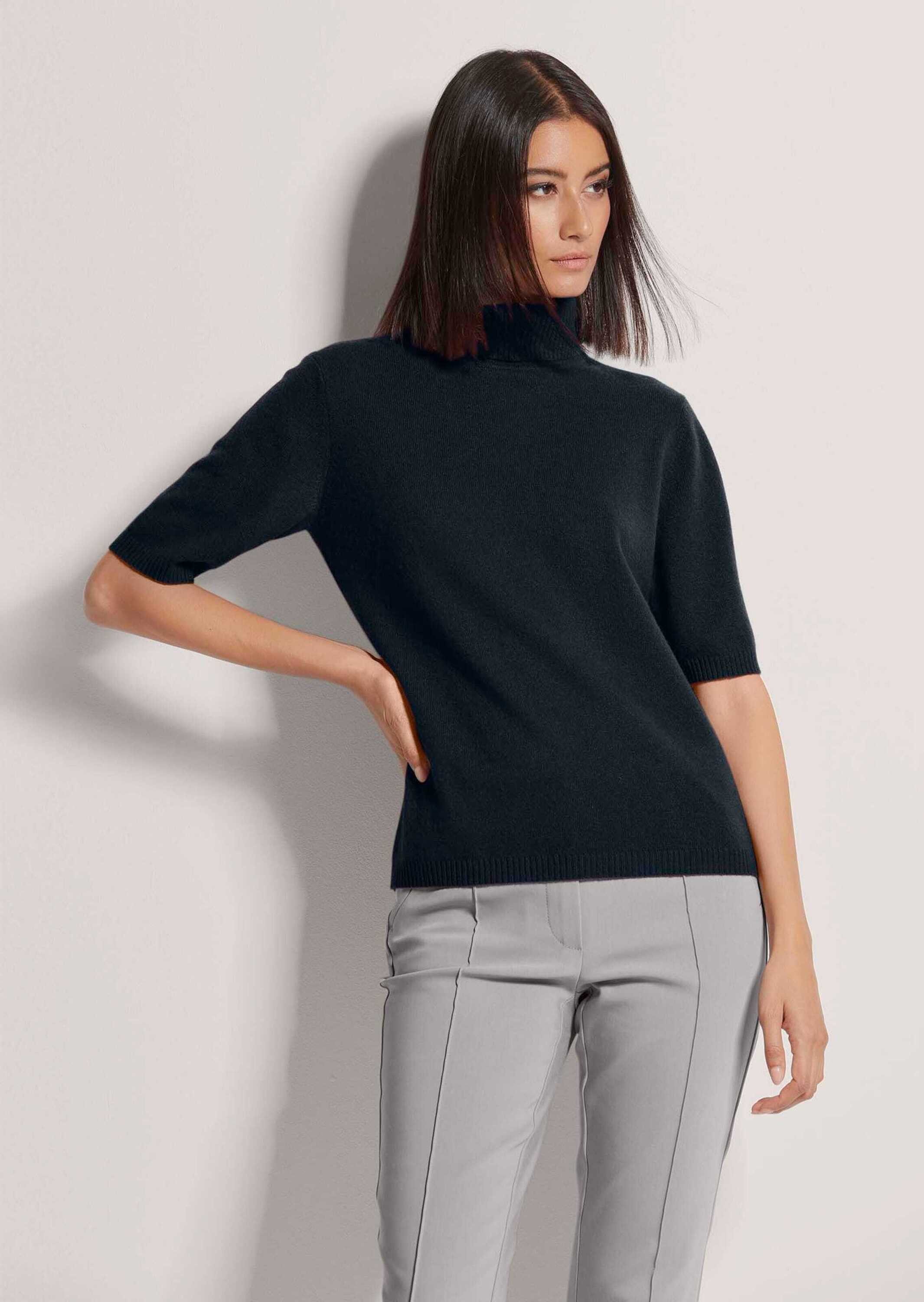 MADELEINE Strickpullover Luxuriöser Strickpullover mit Rollkragen Rollkrage günstig online kaufen