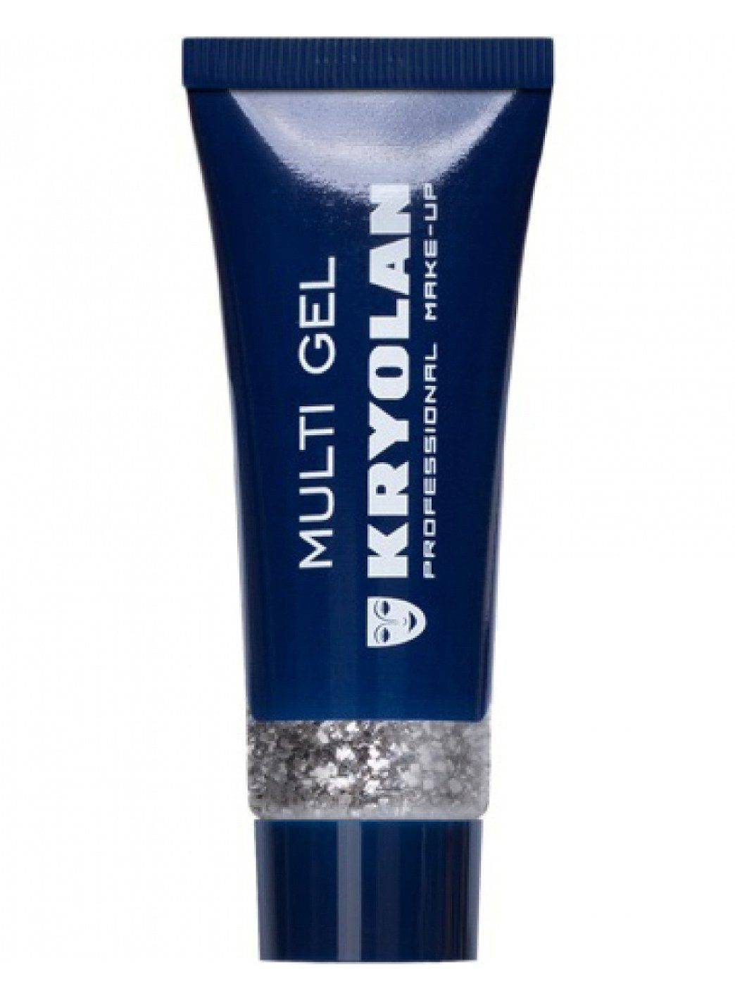 Theaterschminke Kryolan Glittergel Silber grob