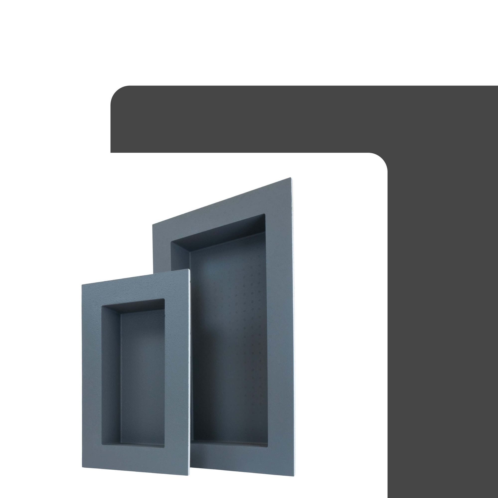 PROTEKTOR Duschregal Befliesbare Wandnische für die Dusche, 20 x 40cm, Befliesbare Bad Duschablage 1-tlg., wasserdicht, platzsparende Ablagemöglichkeit