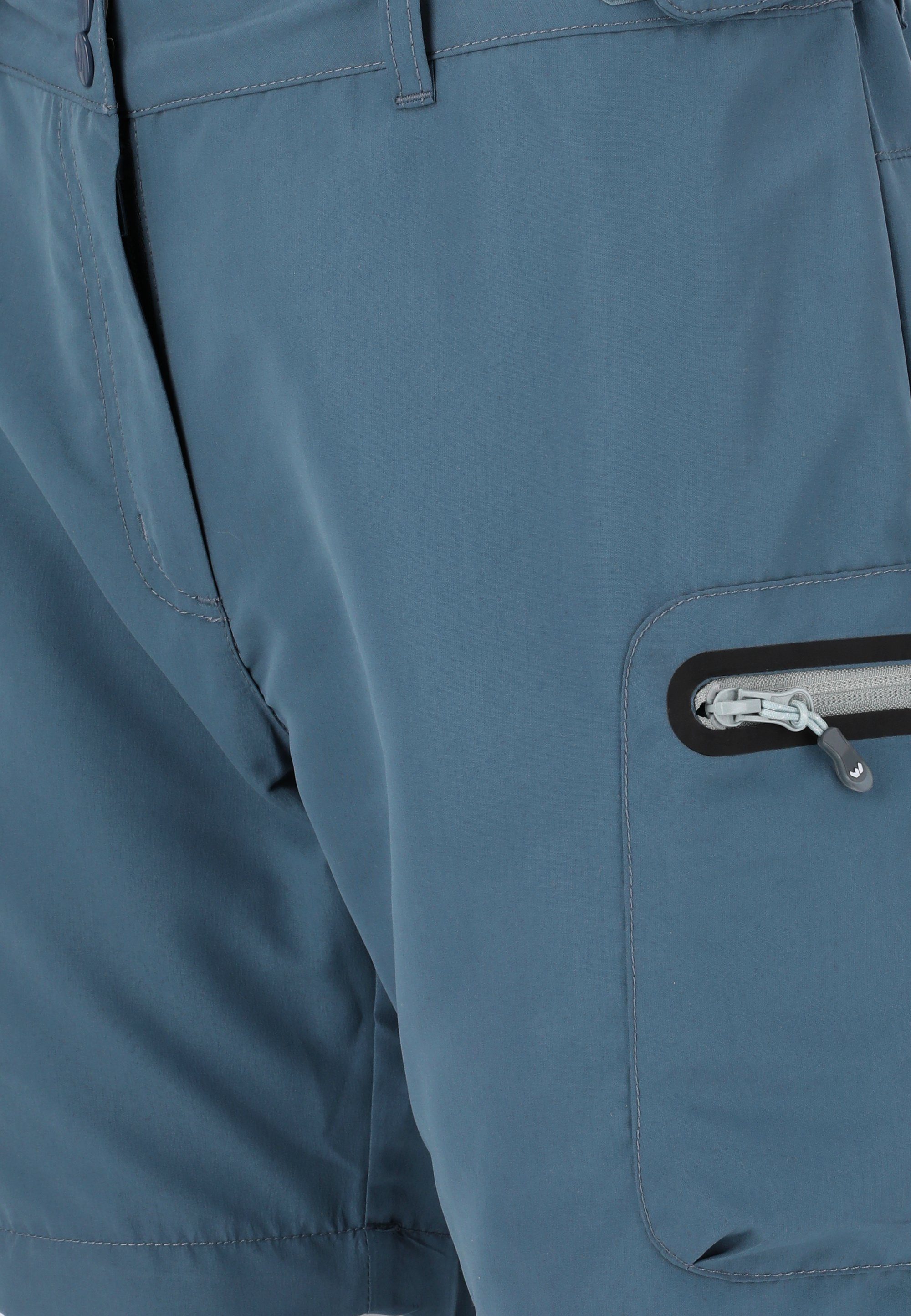 blau praktischen mit WHISTLER Reißverschlusstaschen Stian Shorts