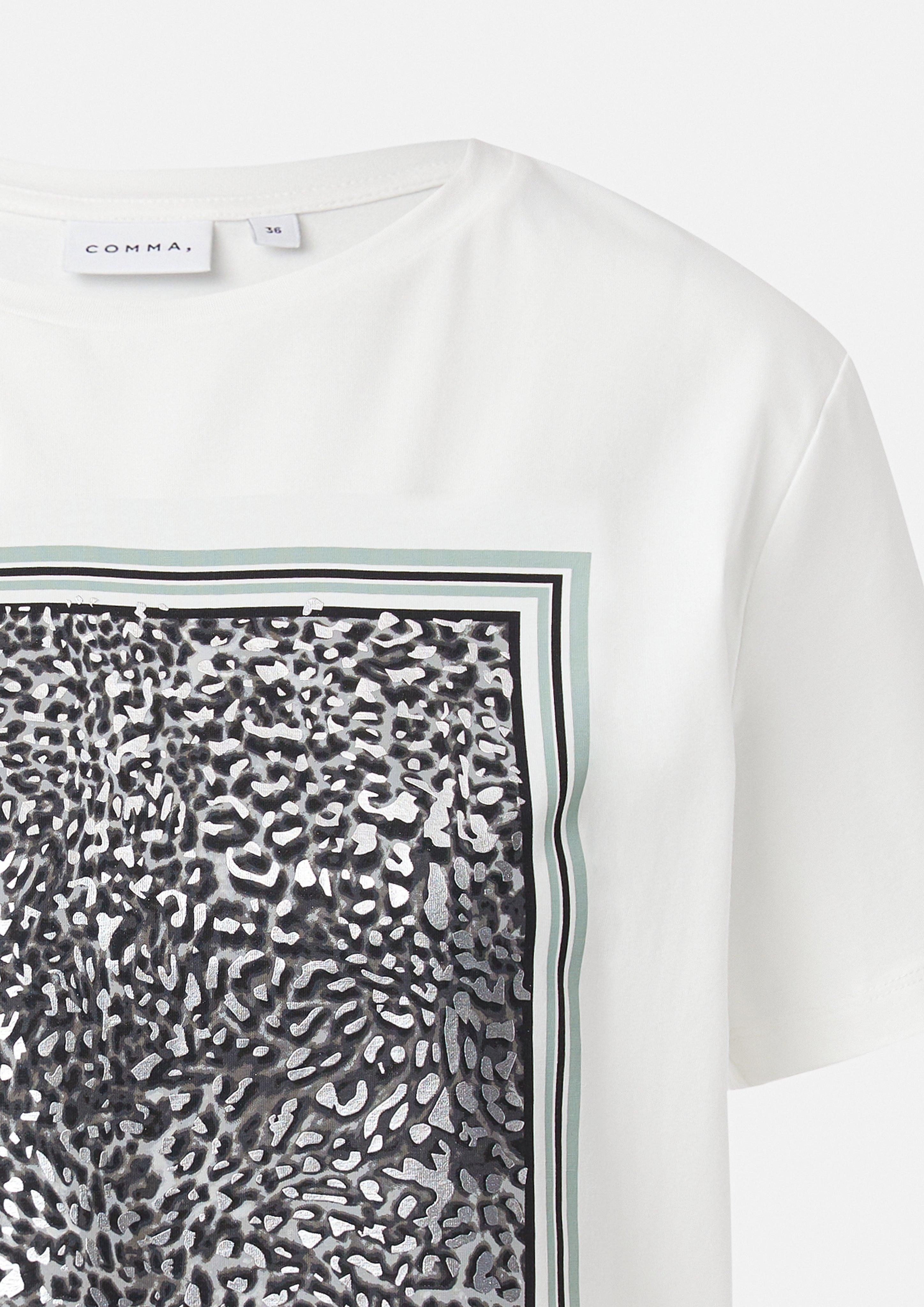 Comma Kurzarmshirt T-Shirt günstig online kaufen