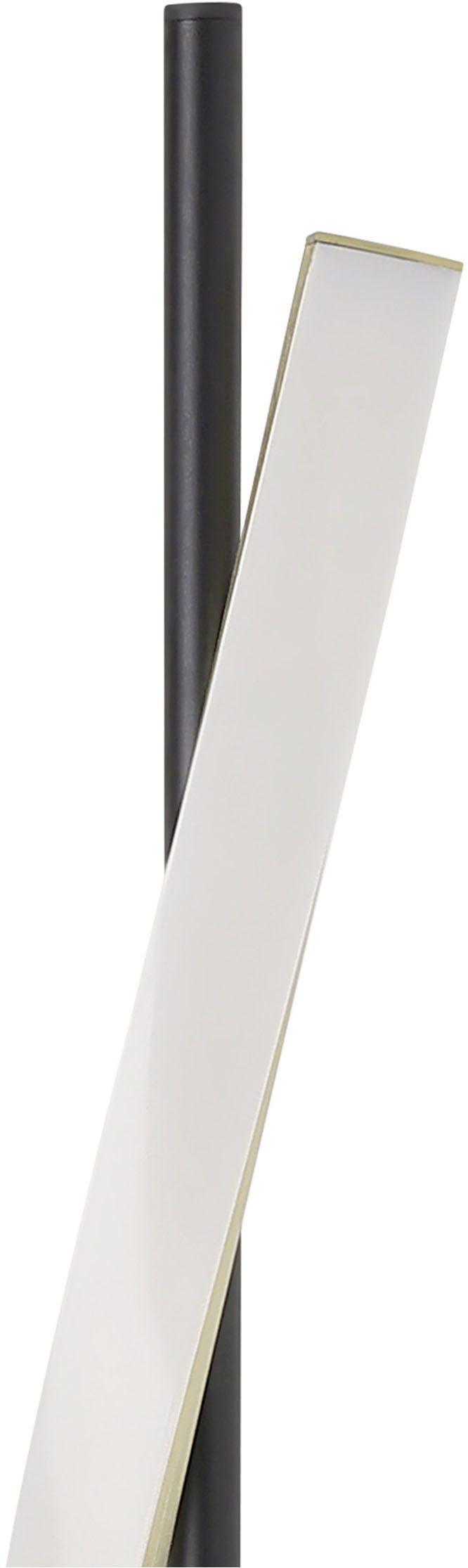 EGLO Stehlampe CONAPRATO Stehlampe - Alu, Stahl - LED - 20W - IP20, Dimmfunktion, mehrere Helligkeitsstufen, LED fest integriert, Neutralweiß, Kaltweiß, Warmweiß, Standleuchte, Leselampe, Wohzimmer, Schlafzimmer, H150 cm