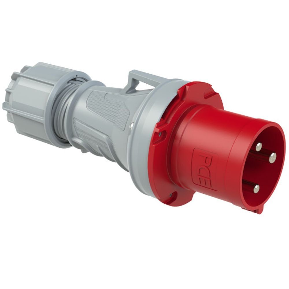 PCE PCE CEE-Wandgerätestecker 16A 3p 6h IP67 Elektro-Kabel, CEE-Wandgerätestecker 16A 3p 6h IP67