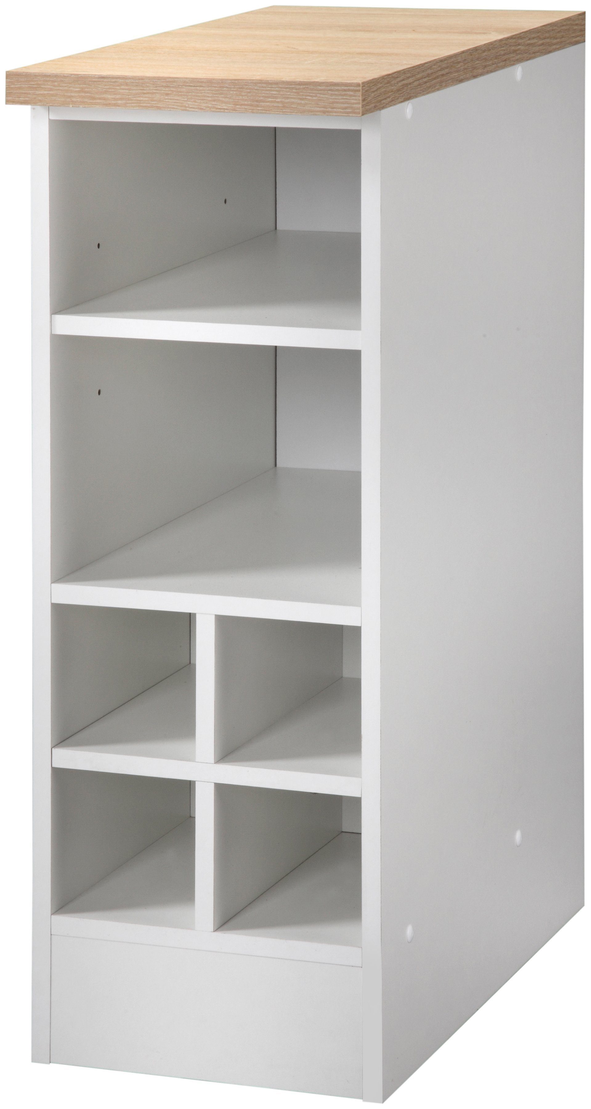 KOCHSTATION Unterschrank KS-Stockholm hochwertige MDF-Fronten