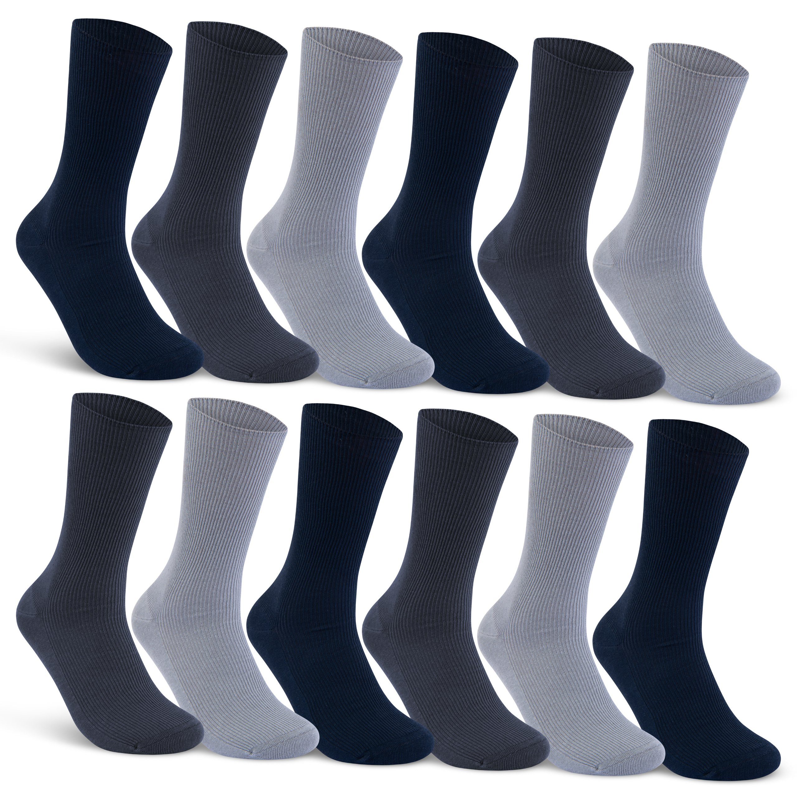 5 10 oder 20 Paar Damen Socken  kein Gummidruck Baumwolle Diabetiker    1F6 
