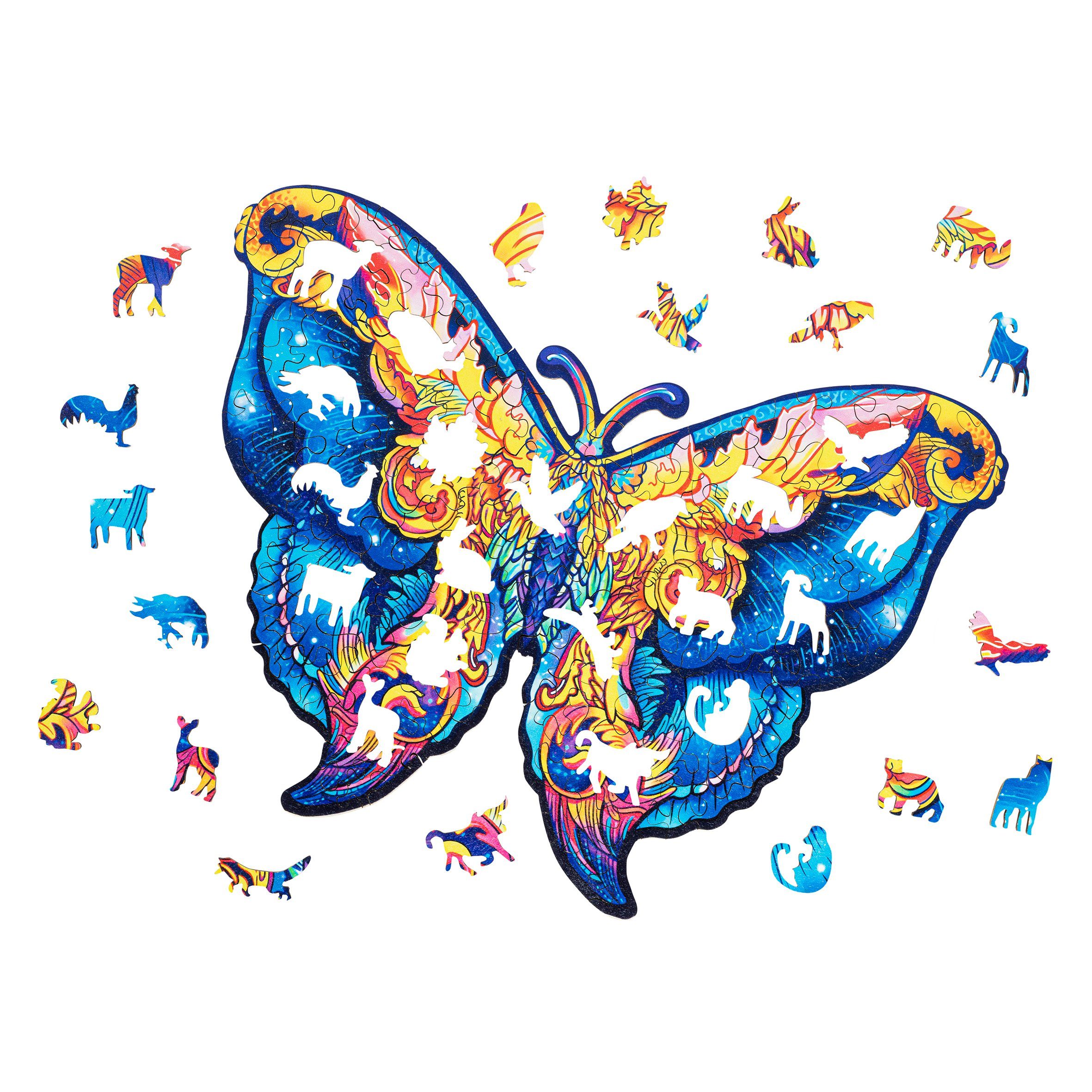 Haushalt International Puzzle Holzpuzzle Tiermotiv Puzzleteile aus Holz, Pu günstig online kaufen