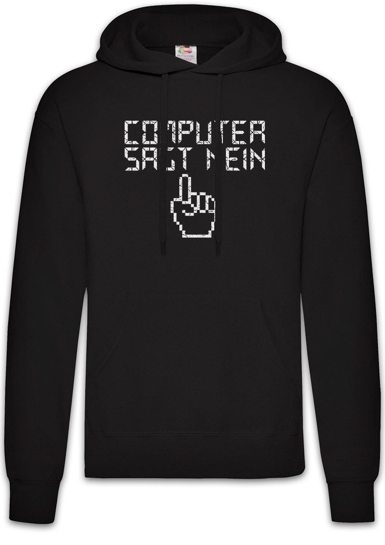 Hoodie Computer Sagt Nein Herren Hoodie Programmierer Informatiker Nerd
