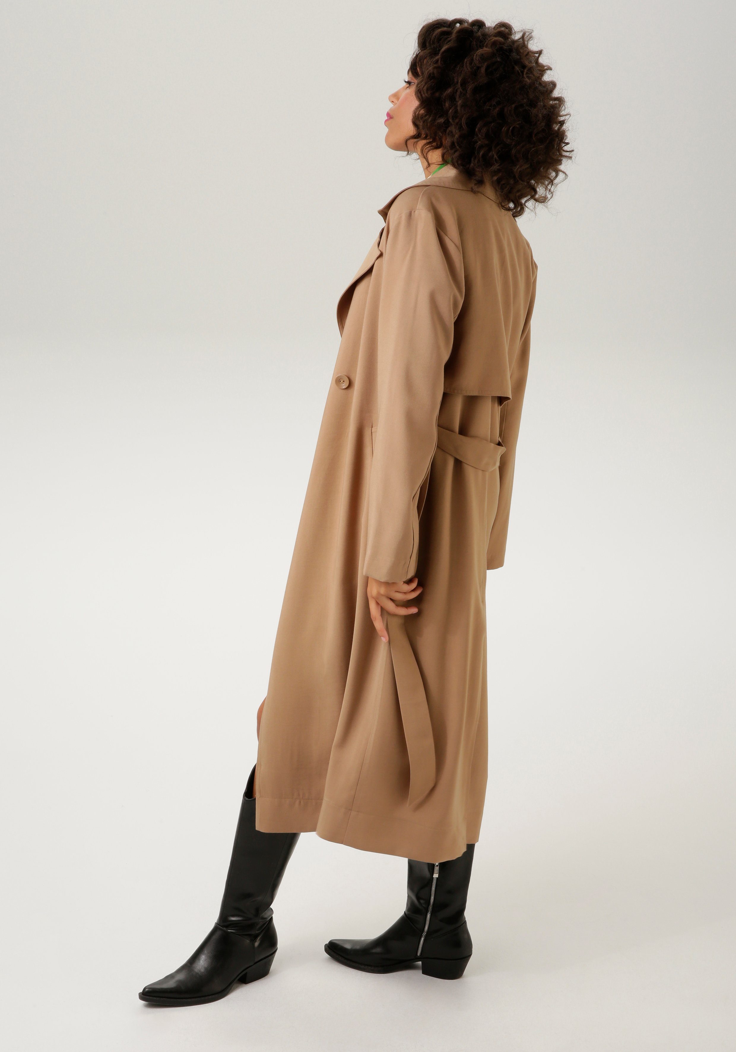 Aniston CASUAL Trenchcoat mit Reverskragen - NEUE KOLLEKTION