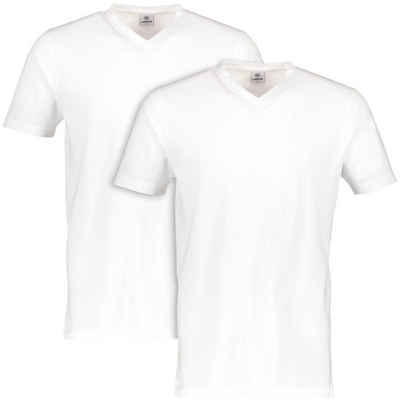 LERROS T-Shirt (2er-Pack) mit V-Neck