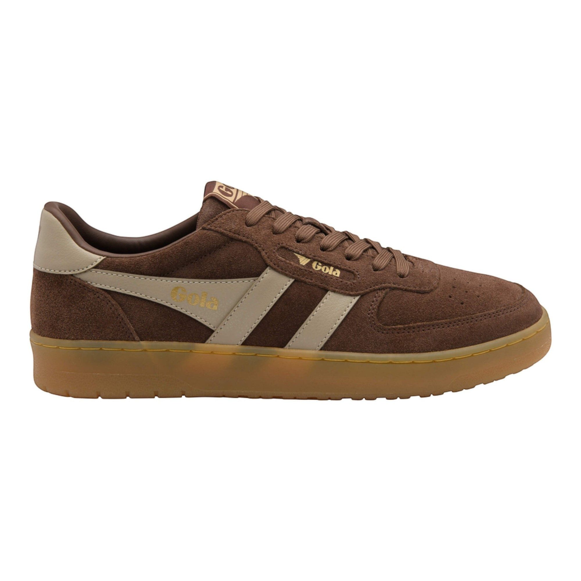 Gola Hawk '86 2026 (Wildleder) dunkelbraun/bone/gum Herren Sneaker