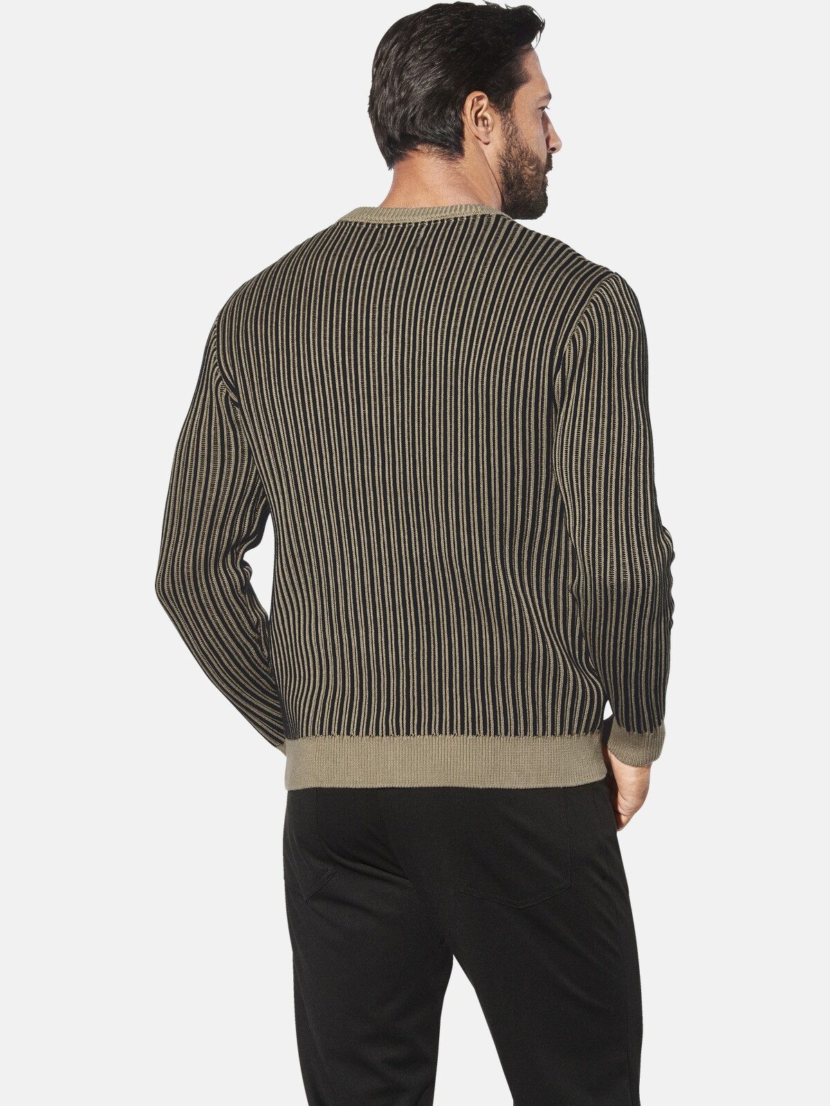 Jan Vanderstorm Strickpullover AKSELVIK mit Streifenmuster günstig online kaufen