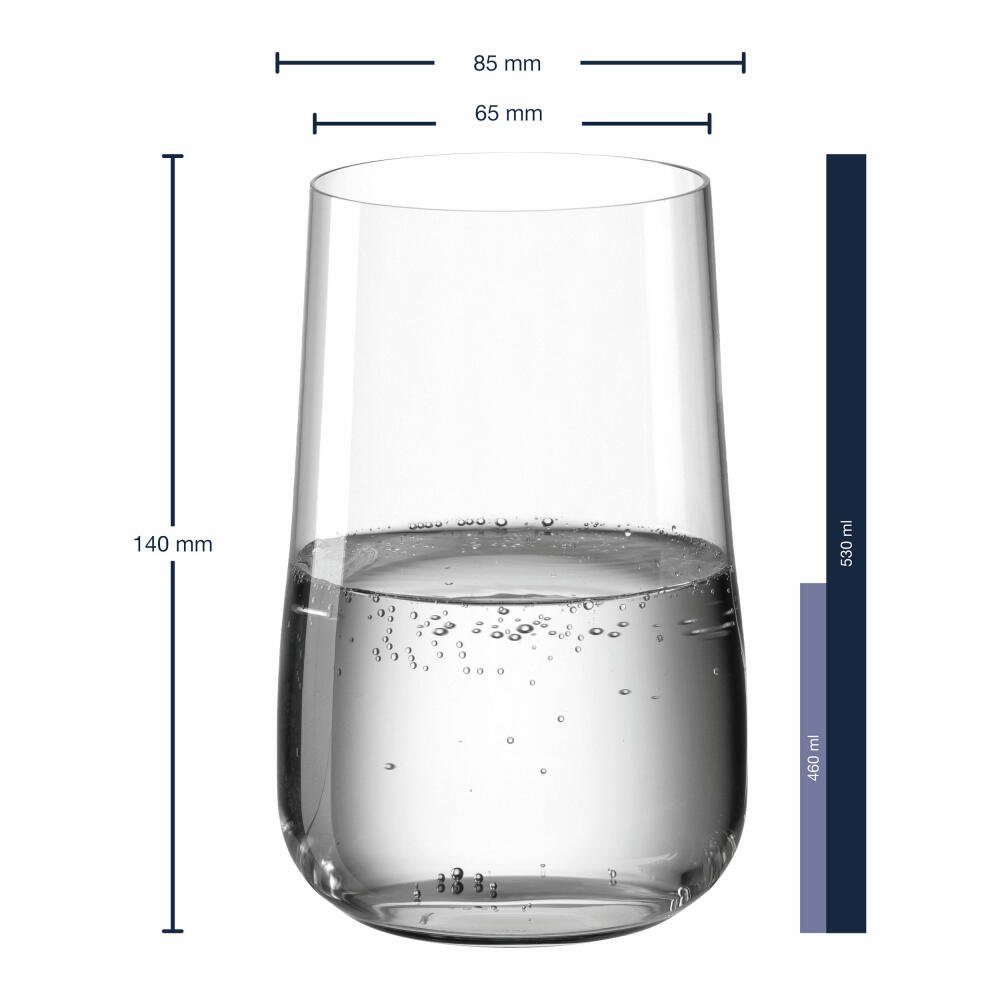 LEONARDO Glas Brunelli 530 ml, Kristallglas