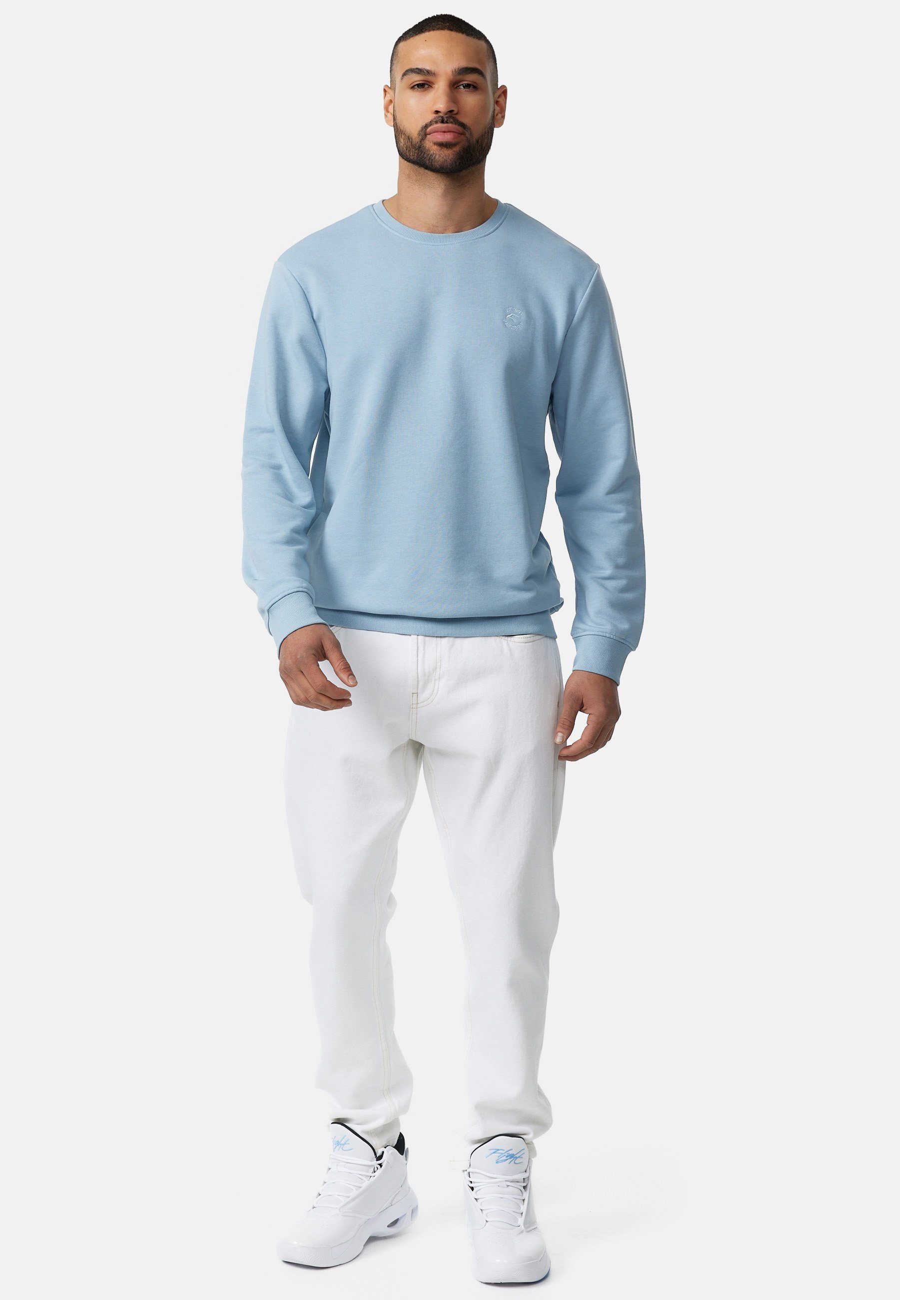 Indicode Sweater Holt Blue Wave