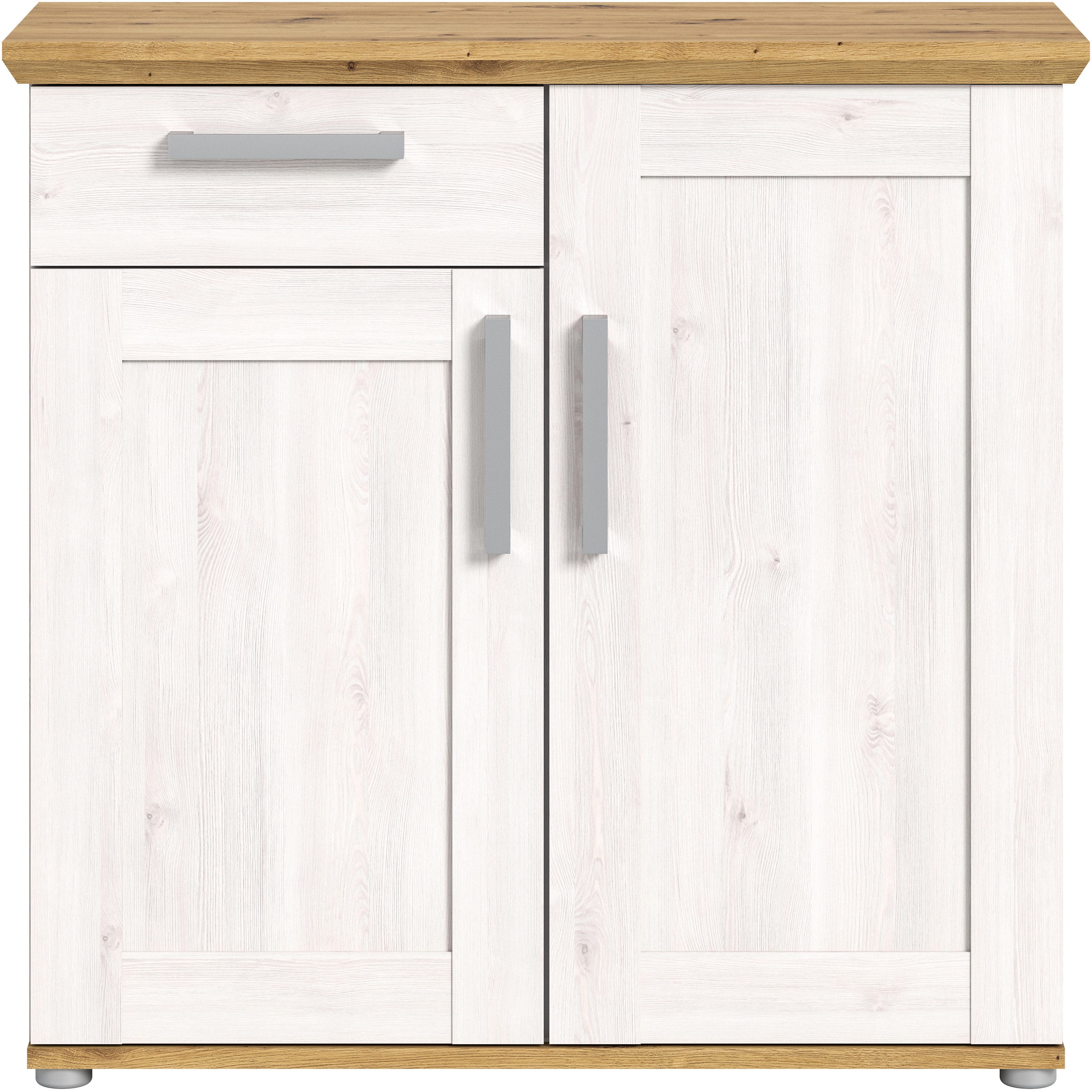 Home affaire Kommode COSENZA, Breite 95 cm, 2 Türen, 1 Schubkasten, in Landhausoptik, Anrichte, Schrank, Sideboard