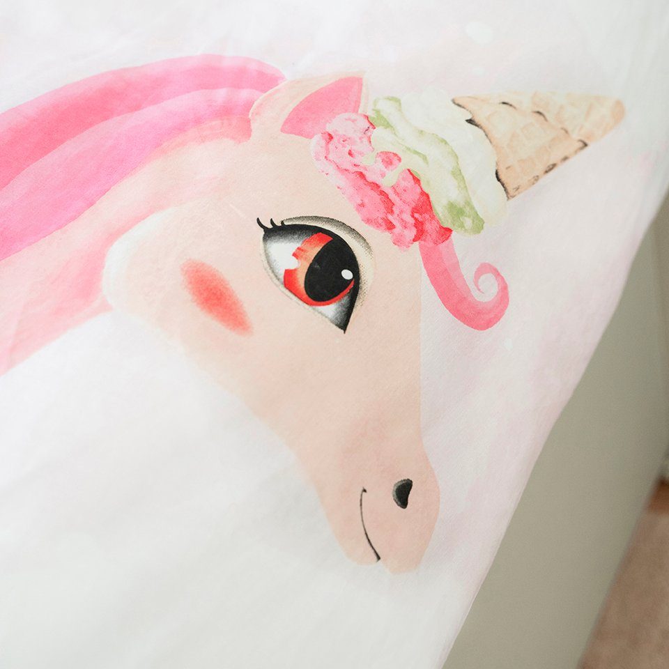 Little Monster Kinderbettwäsche Little Monster Unicone günstig online kaufen