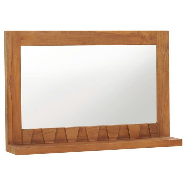 vidaXL Spiegel Wandspiegel mit Regal 60×12×40 cm Teak Massivholz (1 St)  - Onlineshop Otto