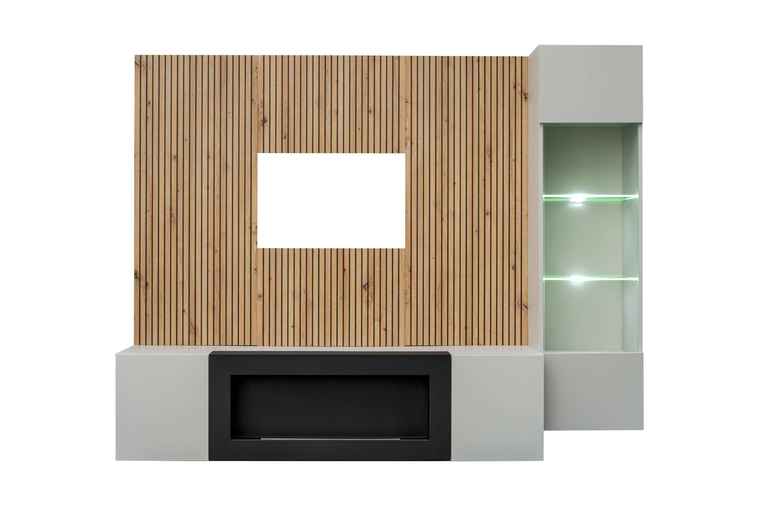 99rooms Wohnwand Klara I, (Wohnmöbel, Wohnzimmer-Set), Modern Design, PUSH- günstig online kaufen