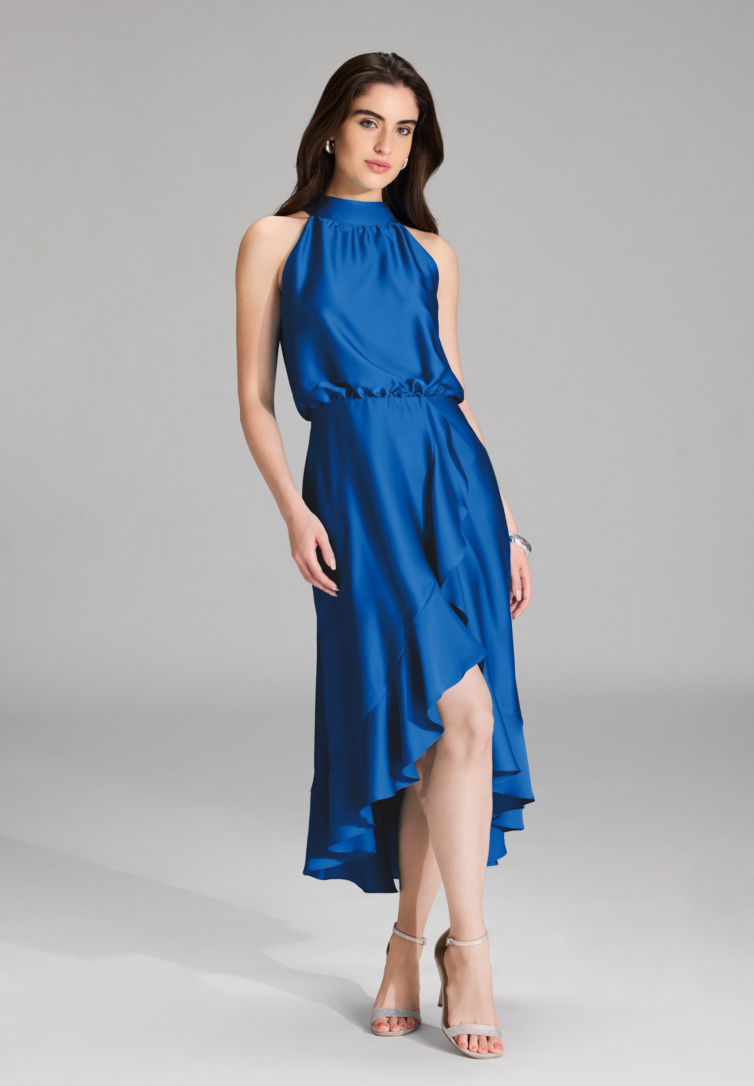 SWING Cocktailkleid aus nachhaltigem Satin mit günstig online kaufen