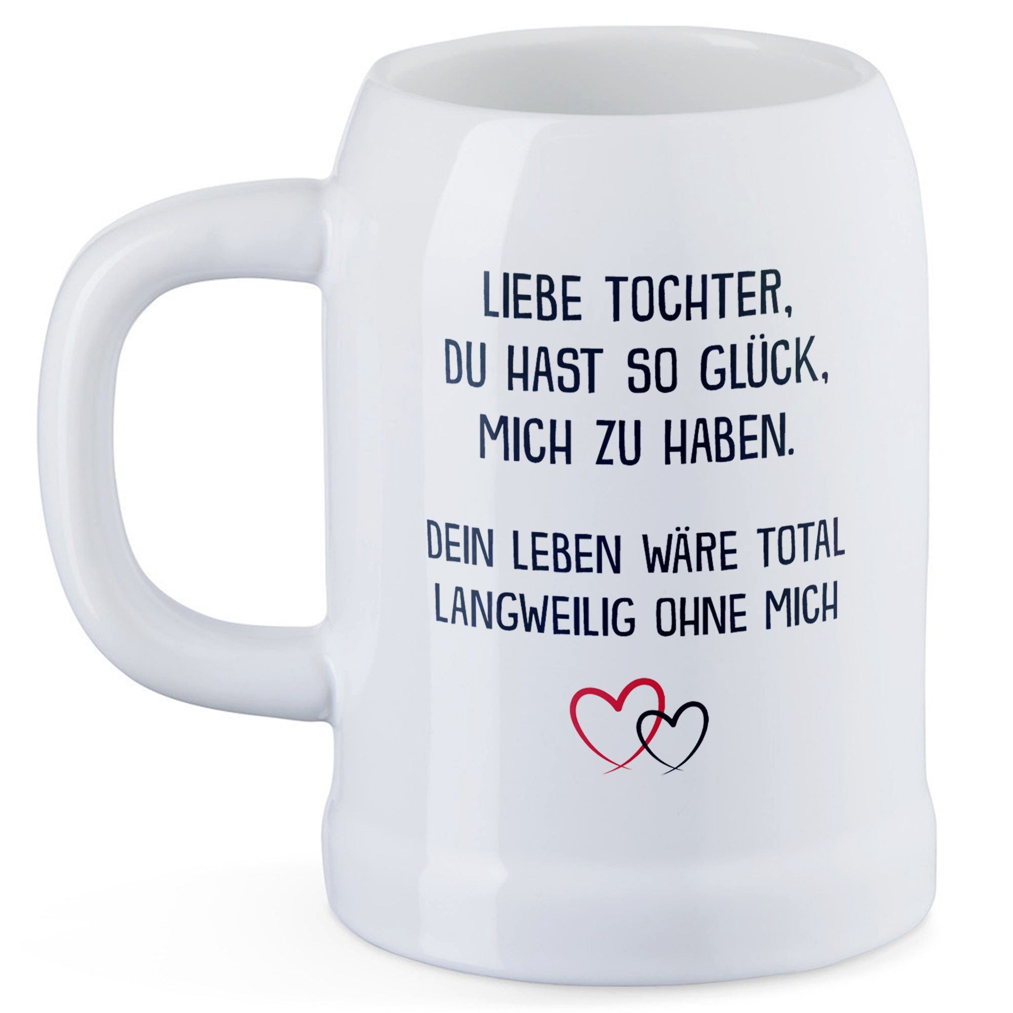 22Feels Bierkrug Stiefmutter Geschenk Muttertag Geburtstag Bonus Mama Frauen, Keramik, IN DEUTSCHLAND BEDRUCKT, Spülmaschinenfest