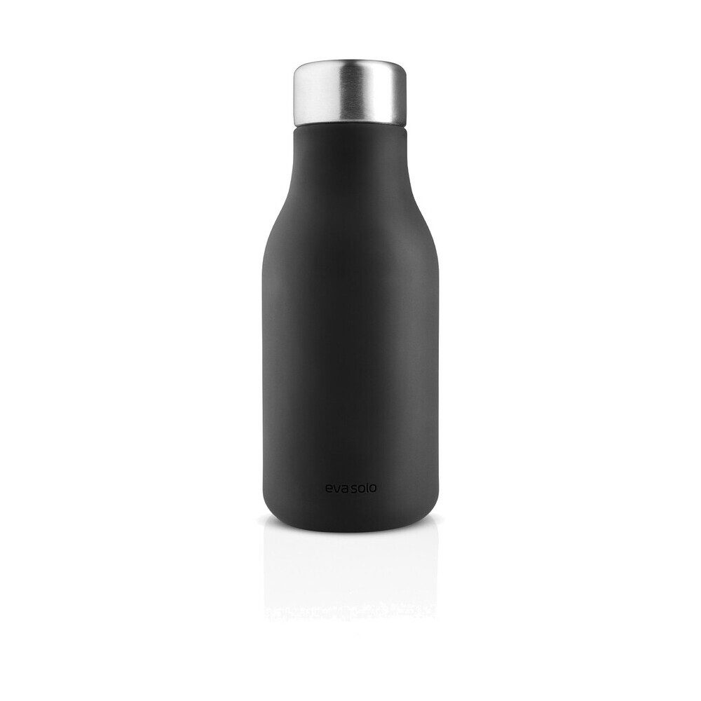 Eva Solo Seifenspender Seifenspender 0,2 l Squeeze schwarz, (1-tlg), Seifenspender, Ø6cm, Silikon, schwarz