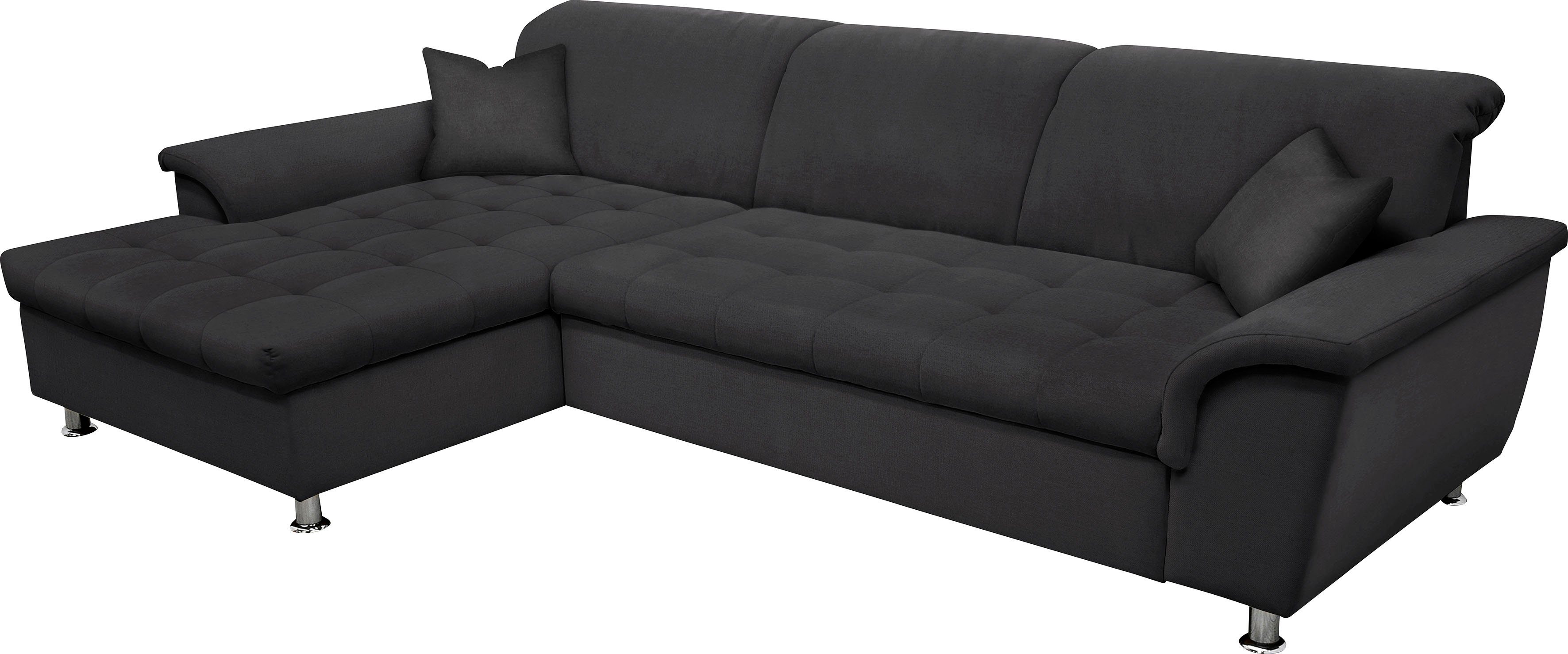 wahlweise collection DOMO Ecksofa mit Bettfunktion, Franzi, und Bettkasten Kopfteilverstellung