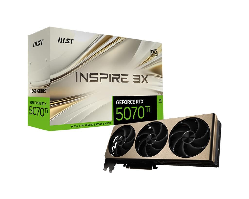 MSI MSI Gaming RTX 5070 TI 16G Inspire 3X OC Grafikkarte