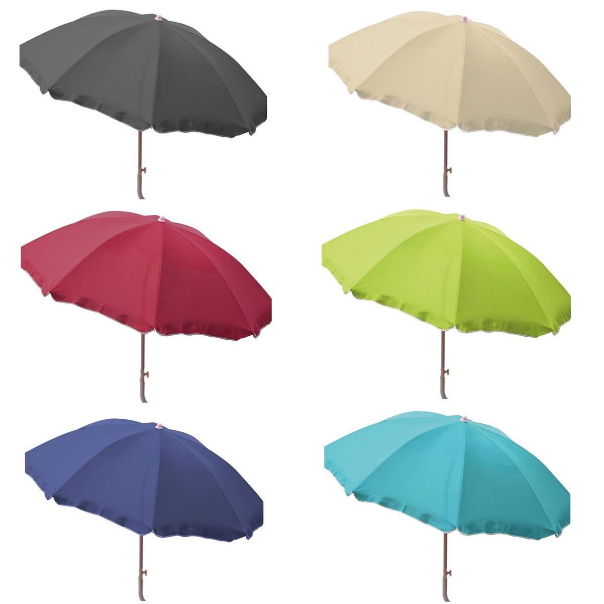 Marabellas Shop Sonnenschirm Strandschirm knickbar ca. günstig online kaufen