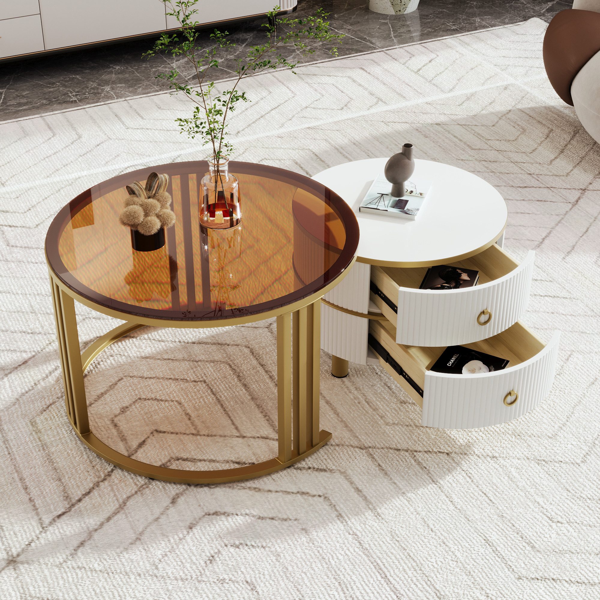 HAUSS SPOLE Couchtisch 2-in-1 Couchtisch aus günstig online kaufen