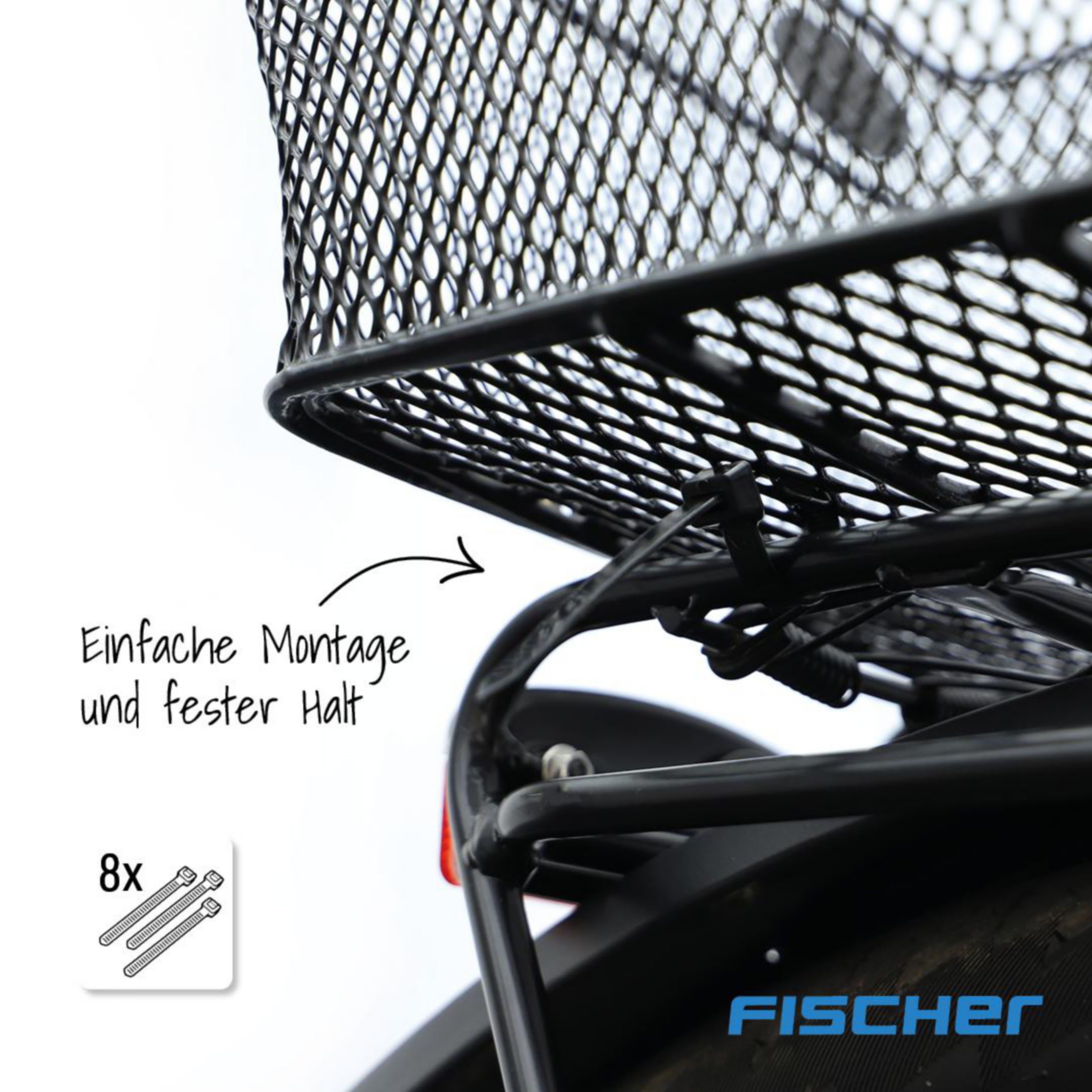 FISCHER Fahrrad Fahrradtasche MONTIS EM 1922 418 48 sw (mit Akku-Ladegerät, mit Werkzeug)