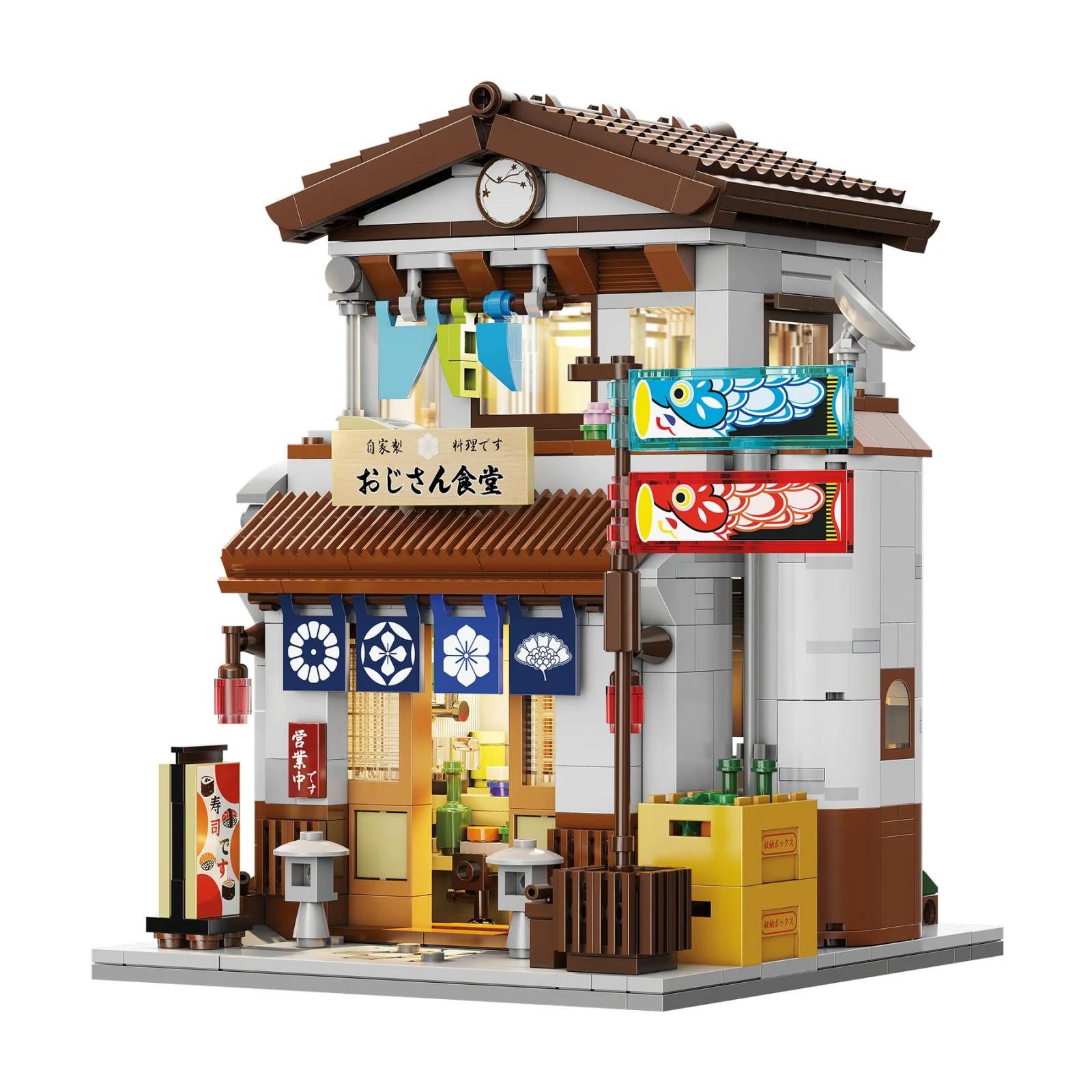CaDA CaDA Kantine im japanischen Stil (861 Teile) (neue Version 2025) Konstruktionsspielsteine