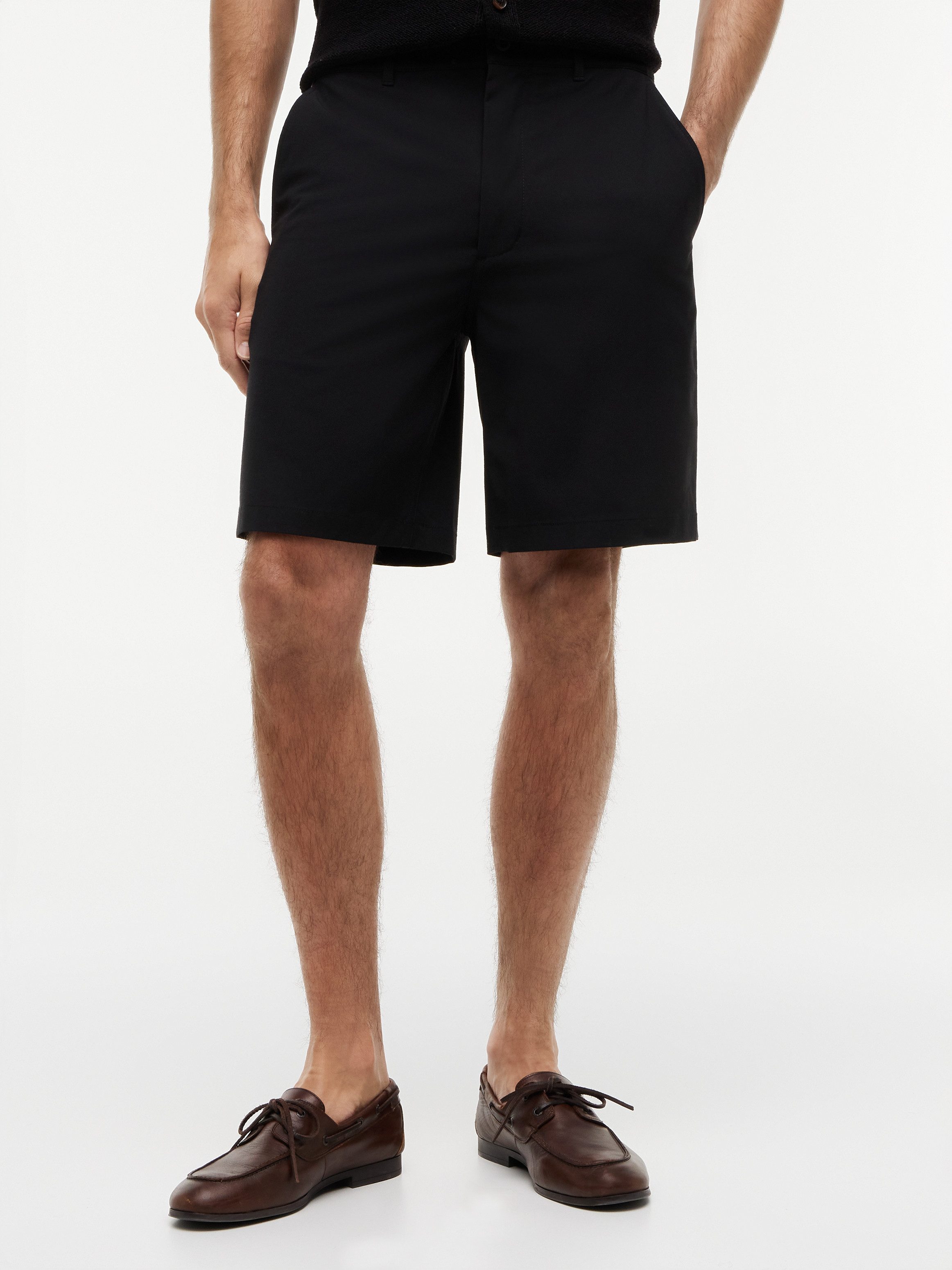 Tommy Hilfiger Chinoshorts DOVER mit Flag-Stickerei