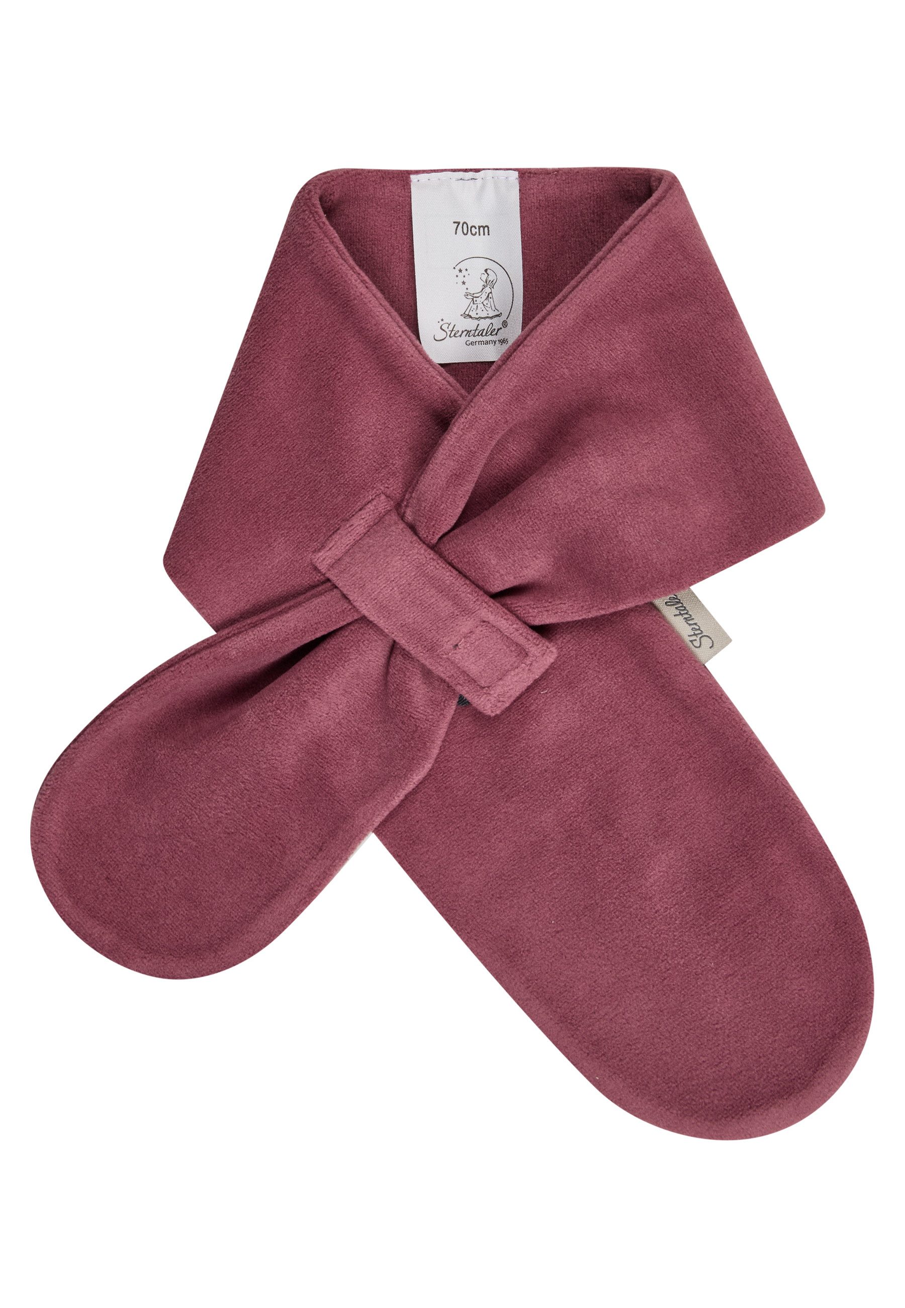Sterntaler® Schal Schal uni, (799-St), Schal aus Microfleece mit Klettriegel zum Durchziehen, gefüttert