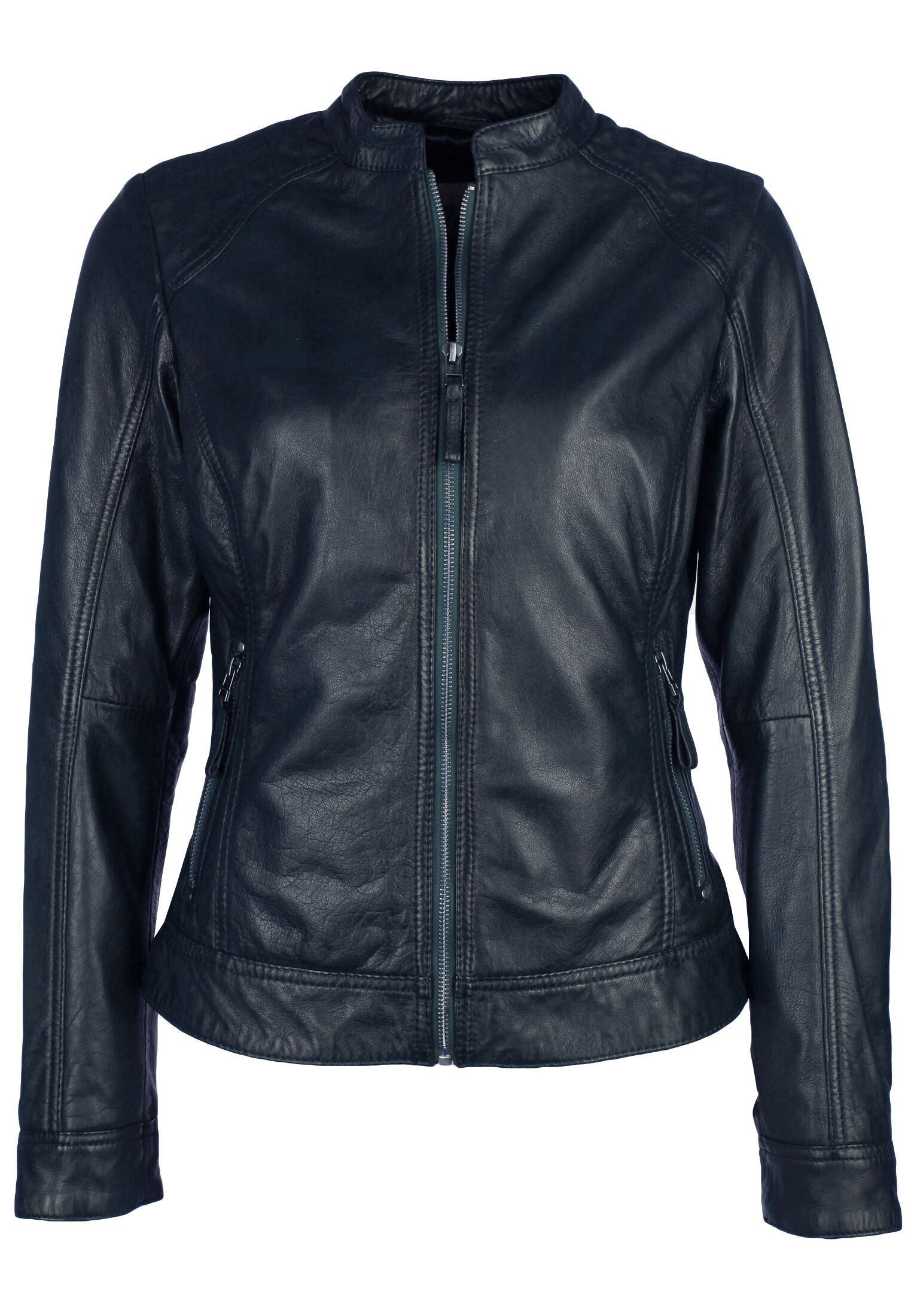 7eleven Lederjacke ROSALIE (1-St) mit Stehkragen günstig online kaufen