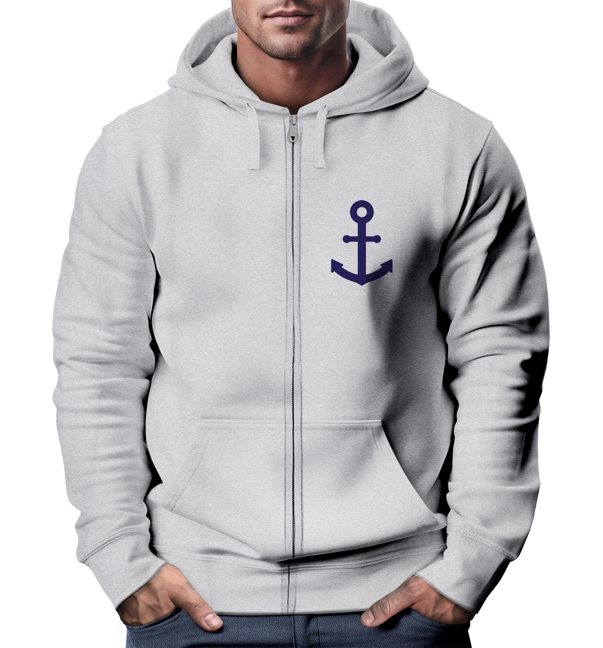 Neverless Sweatjacke Zip-Hoodie Herren Sweatjacke mit günstig online kaufen